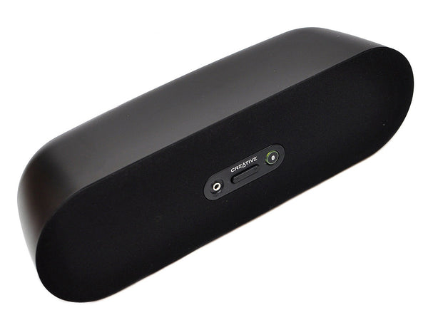 Creative D80 Sound Bar - Bluetooth, Connects to ANY Bluetooth Device, No Battery (Requires Mains), Aux Port, 10 Meter Range - Black