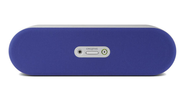 Creative D80 Sound Bar - Bluetooth, Connects to ANY Bluetooth Device, No Battery (Requires Mains), Aux Port, 10 Meter Range - Blue