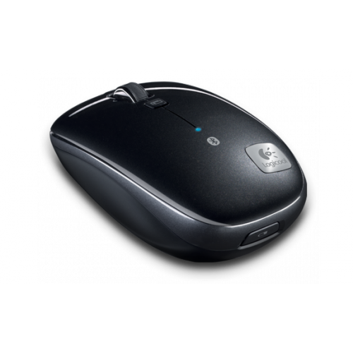 Logitech Bluetooth Mouse - M555B, 1000DPI Laser Tracking, Hyper-Fast Scrolling, Low Battery Indicator, MAC and PC Compatible, Black