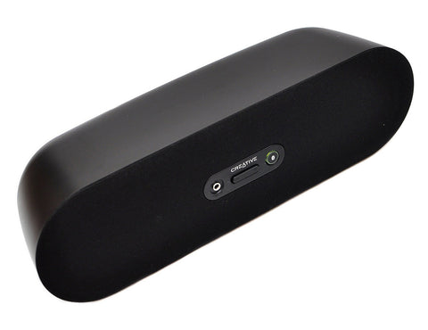 Creative D80 Sound Bar - Bluetooth, Connects to ANY Bluetooth Device, No Battery (Requires Mains), Aux Port, 10 Meter Range - Black