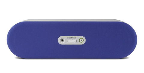 Creative D80 Sound Bar - Bluetooth, Connects to ANY Bluetooth Device, No Battery (Requires Mains), Aux Port, 10 Meter Range - Blue