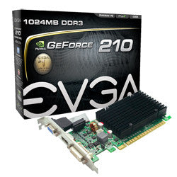 EVGA GeForce 210 1GB 64-bit DDR3 PCI Express 2.0 x16 HDCP Ready Low Profile Ready Video Card 01G-P3-1313-KR