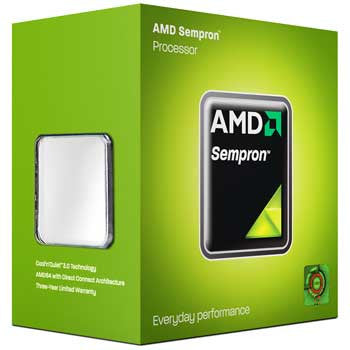 AMD Sempron 145 - 2.8GHz, Socket AM3, 1MB, HyperTransport Bus, AMD64 Support, 3 Year Warranty