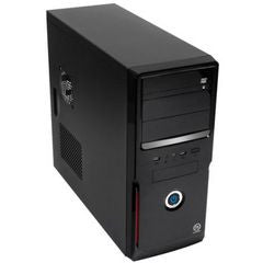 Thermaltake V2P Black Edition Chassis - ATX Middle Tower Chassis, Efficient 450W PSU Built-In, Intel CAG 1.1 Compliant with Advanced Air Cooling Design