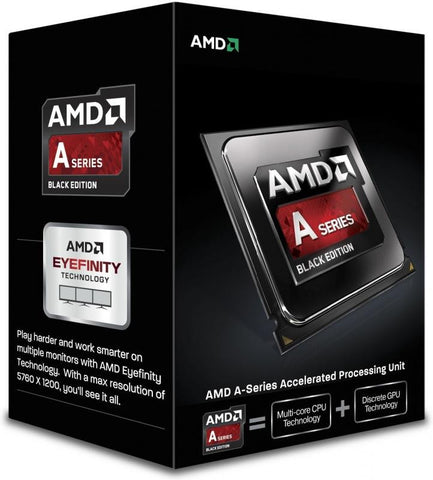 AMD A10 7700K Steamroller Series APU - 3.4/3.8GHz Quad Core, Socket FM2+, 4MB L2 Cache, 95W, Unlocked, Integrated R7 Graphics, 384 Shader Cores, 3 Year Warranty