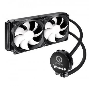 Thermaltake Water 3.0. Extreme Closed Loop Water Cooler - CPU support for socket 775/1150/1155/2011/AM3+/FM2, Maintanence Free, High Performance Copper Waterblock