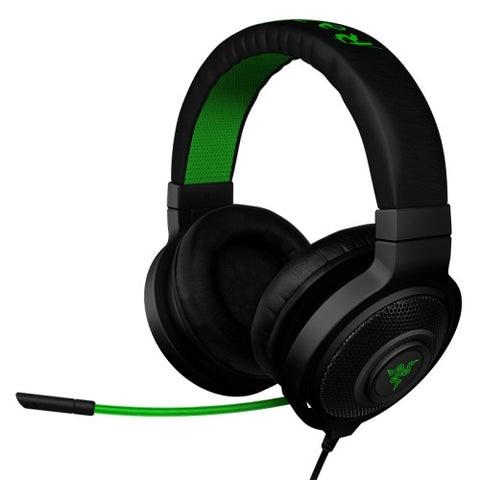 Razer Kraken Pro Gaming Headphones - Lightweight, Over-Ear Design, High-Quality Neodimium Drivers, High Frquency Response, Retractable Boom Mic - Black