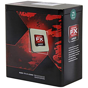 AMD FX 8350 Piledriver Series CPU - 4.0GHz Eight Core, Socket AM3+, 16MB Cache, HyperTransport Bus, AMD64 Support, 3 Year Warranty - 125W