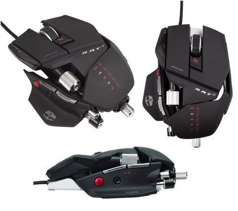 PC MCZ R.A.T.7 Mouse- Matte Black