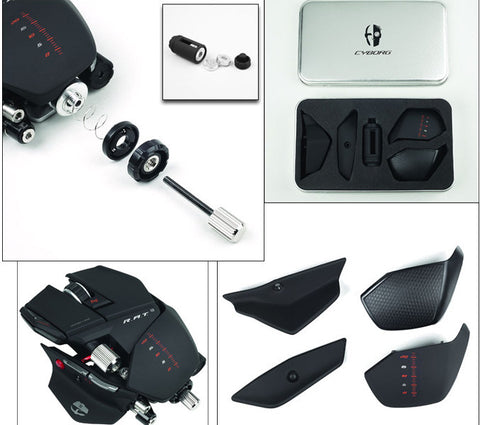 Cyborg R.A.T.3 Gaming Mouse - 3500dpi, 4 DPI Settings, 3 Program Buttons, 2 Side Buttons, 3 Cyborg Modes