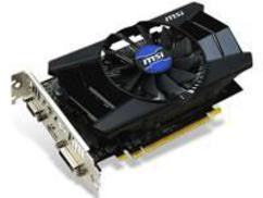 MSI AMD Radeon R7 250 OC, PCI-Express x16 3.0, GDDR5 1GB, 128-Bit, GPU:1000MHz (Boost: 1150MHz) / Mem:4600MHz, DVI x1, 1x D-Sub, HDMI x1, DirectX 11.2