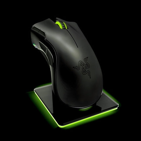 Razer Mamba Wireless Gaming Mouse - 7 Programmable Buttons, Multi-colour LED, 3.5G 6400dpi 4G Dual Sensor, Dual Wireless/Wired fuction, 1000Hz Polling, Synapse 2.0