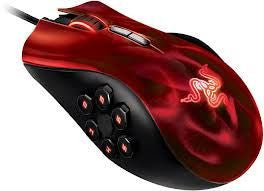 Razer Naga "Hex" Wraith Red Edition MOBA Mouse - 11 Programmable Buttons, 6 Button "Hex", 3.5G 5600dpi Infrared Sensor, 1000Hz Polling, Synapse 2.0