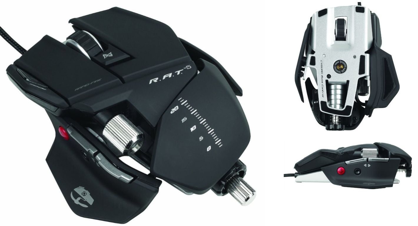 PC MCZ R.A.T.5 Mouse- Matte Black