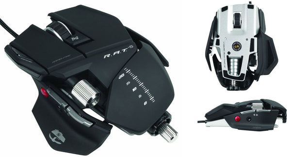 PC MCZ R.A.T.5 Mouse- Matte Black