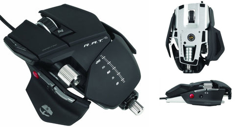 PC MCZ R.A.T.5 Mouse- Matte Black