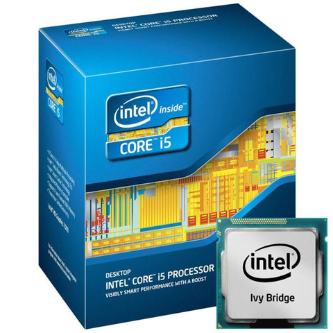 Intel Core i5 3570 - 3.40GHz Quad Core, Ivy Bridge, Socket 1155, 6MB L3, DMI Bus, 22nm, x64, Intel VT, Intel HD Graphics 2500 @ 650MHz/1.15GHz, 3 Year Warranty