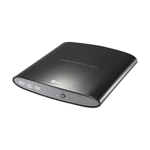 LG 8x DVD RW Super-Multi External DVD Drive - USB 2.0 Interface, Includes Nero Essentials - Black - Retail Packaging