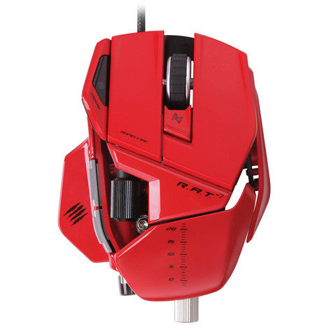 PC MCZ R.A.T.7 Mouse - Red